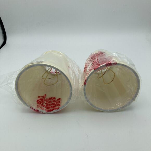 32666-2 Small Hardback Empire Shape Chandelier Clip-On Lamp Shade Set (2 Pack... - Picture 7 of 8